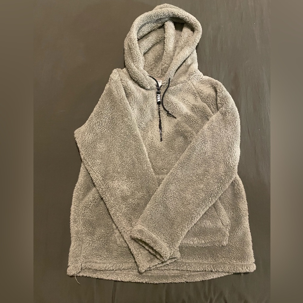 Victoria Secret furry green jacket